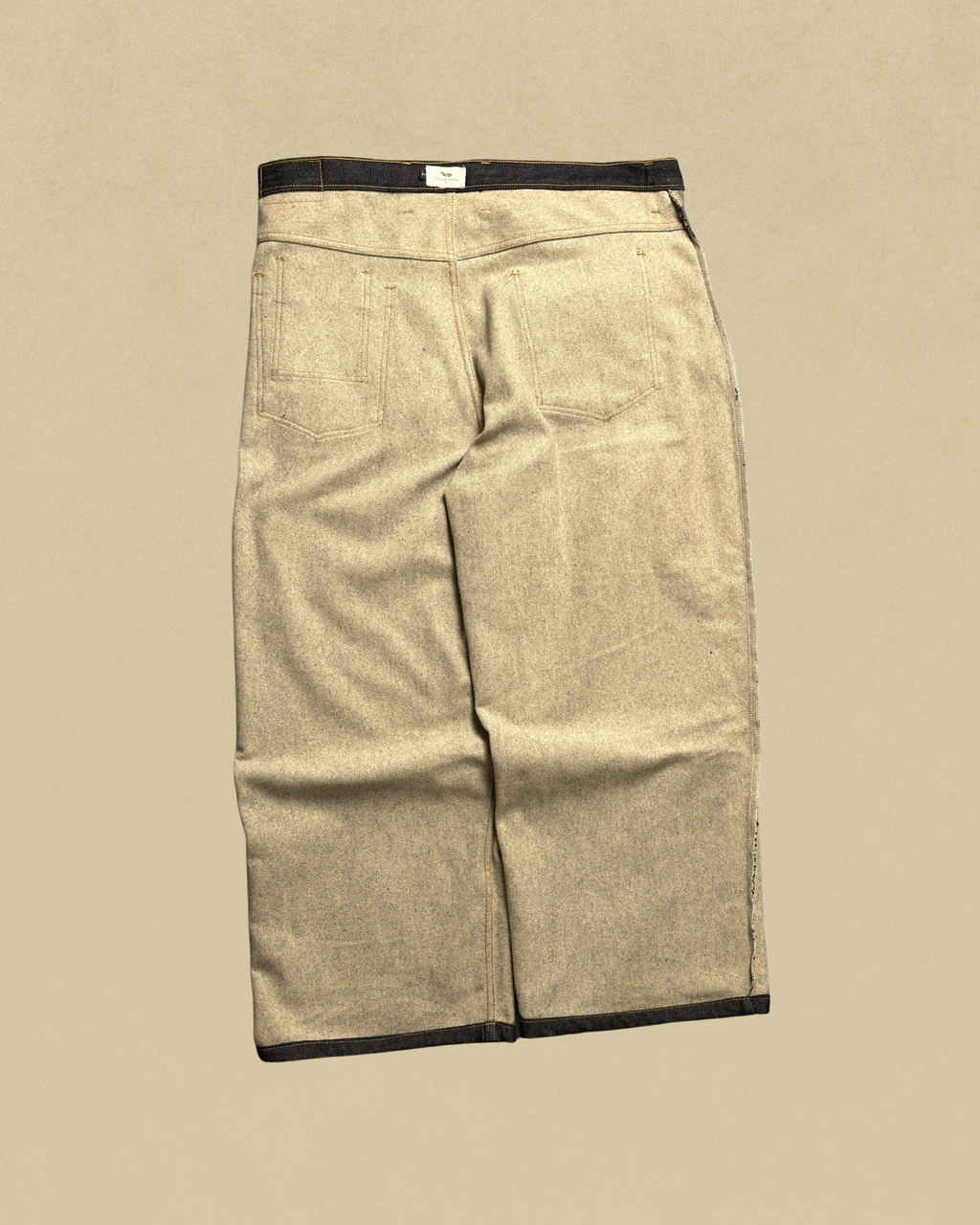 Kaiybang - Raw Denim Darted Jeans