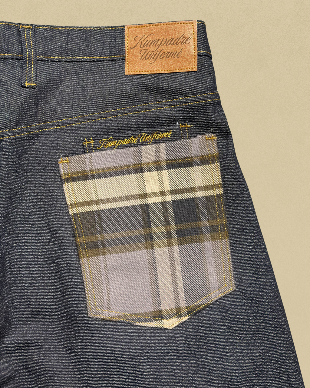 Kaiybang – Raw Denim Pleated Jorts
