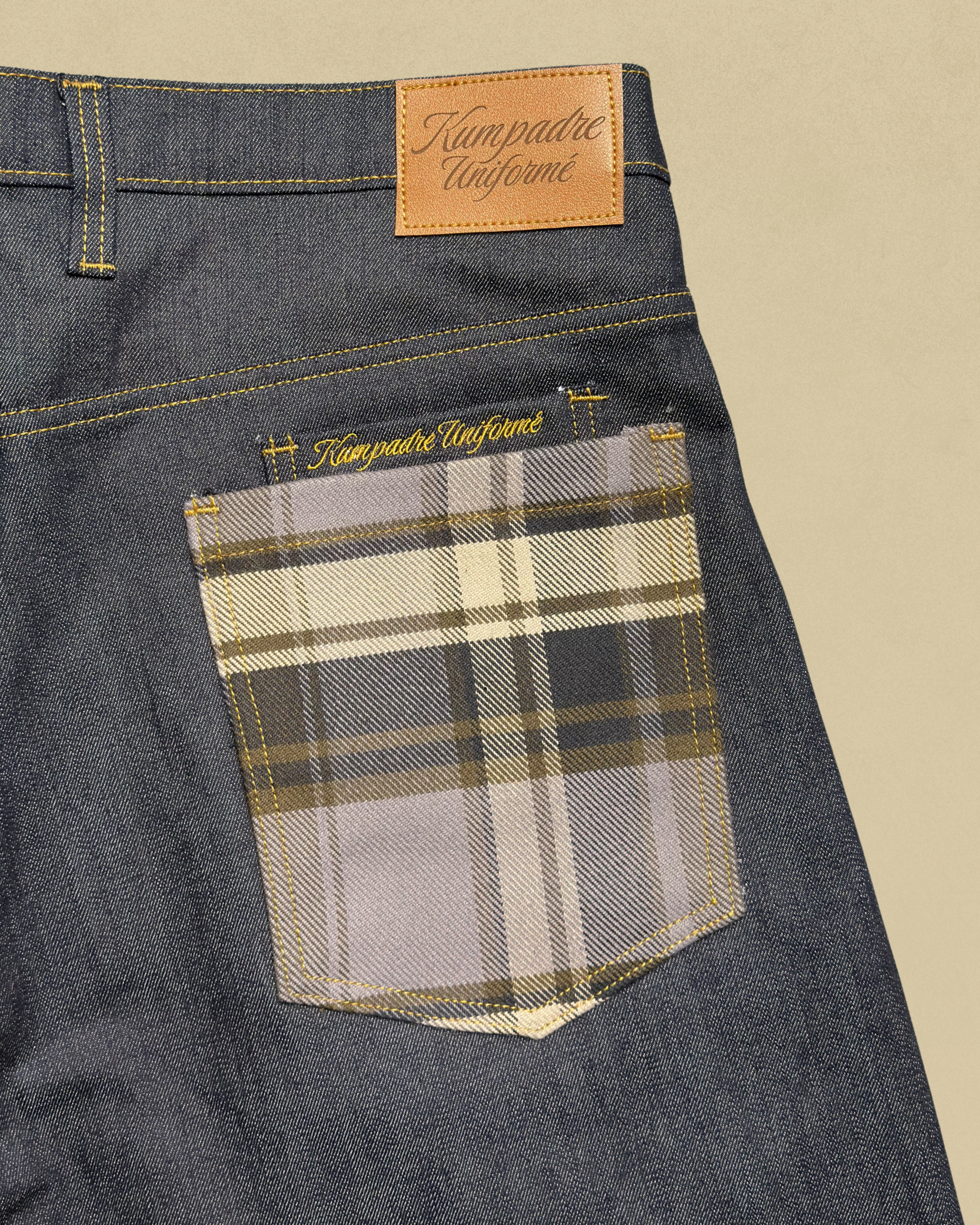 Kaiybang – Raw Denim Pleated Jorts